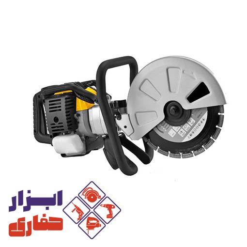 برش آسفالت و برش سنگ بنزینی jcb 